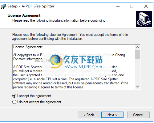 A-PDF Size Splitter