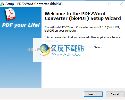 PDF2Word Converter