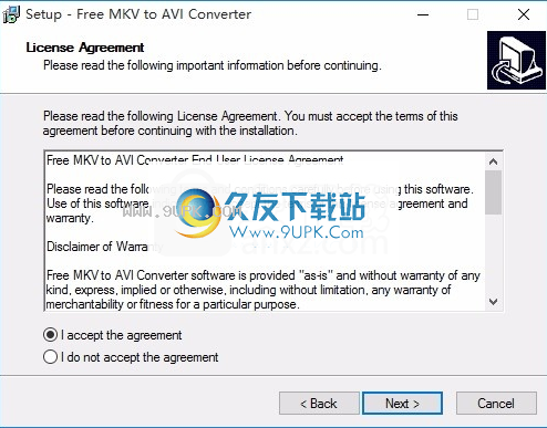 Free MKV to AVI Converter