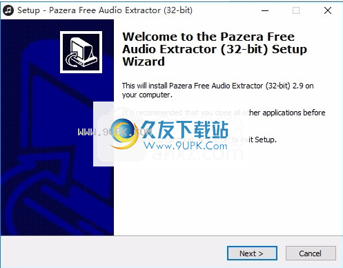 Pazera Free Audio Extractor