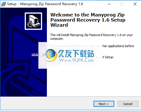 Manyprog Zip Password recover