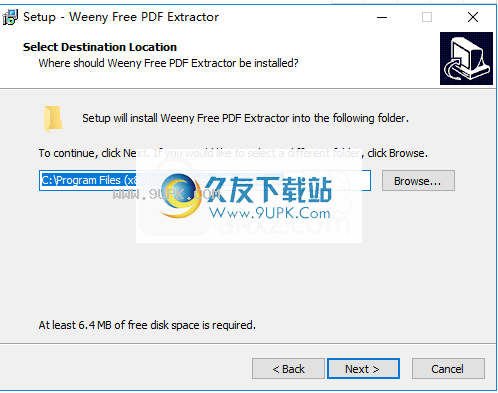 Weeny Free PDF Extractor
