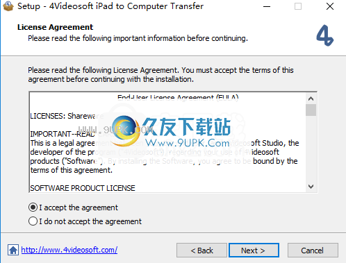 4Videosoft iPad to Computer Transfer