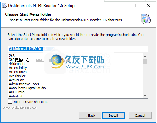 DiskInternals NTFS Reader
