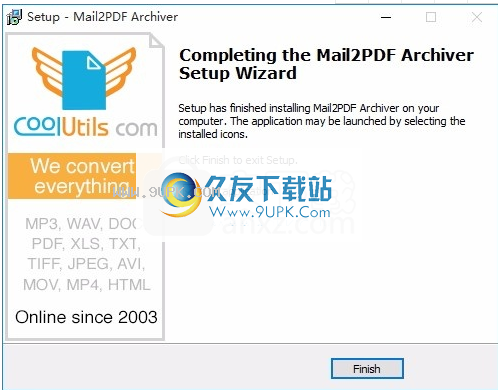 Mail2PDF Archiver