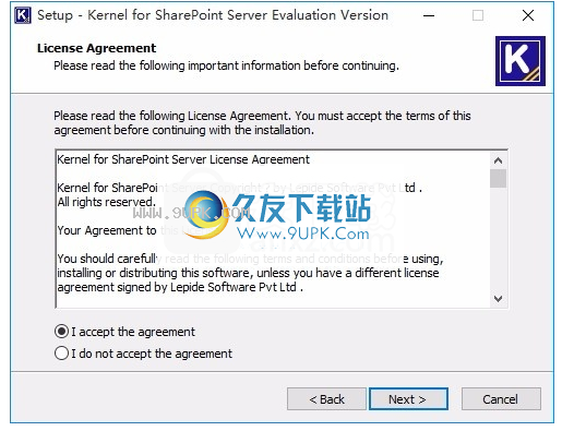 Kernel for SharePoint Server Recovery