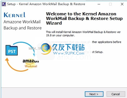 Amazon WorkMail Backup Restore
