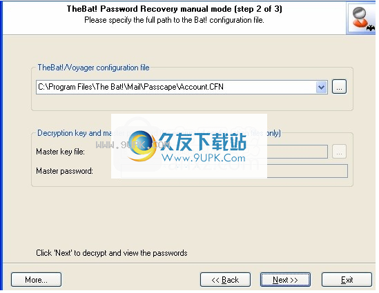 TheBat Password Recovery