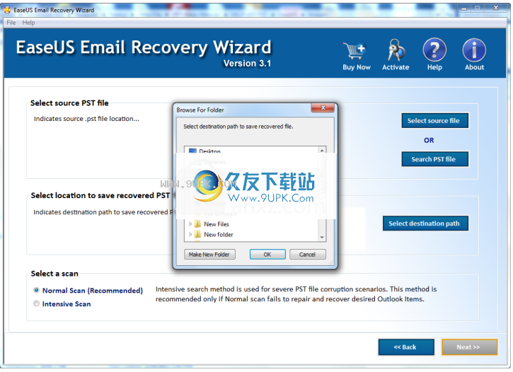 EaseUS Email Recovery Wizard