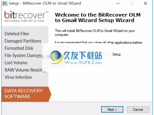 OLM to Gmail Wizard