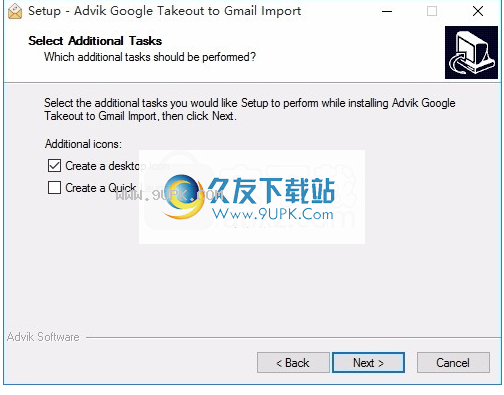 Google Takeout to Gmail Wizard