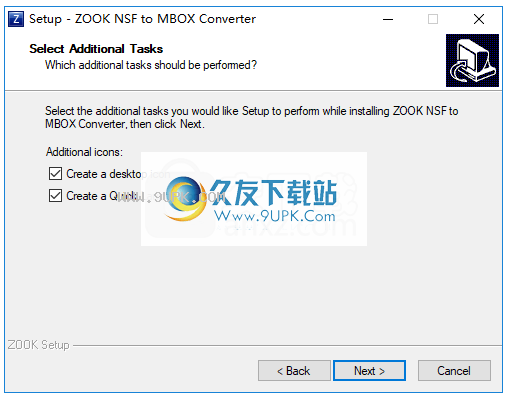 ZOOK NSF to MBOX Converter