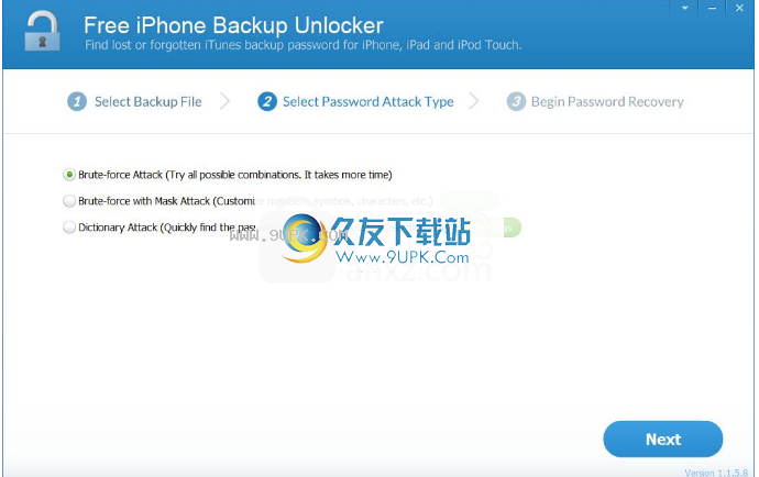 iLike Free iPhone Backup Unlocker