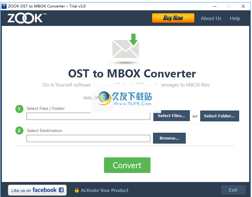 ZOOK OST to MBOX Converter