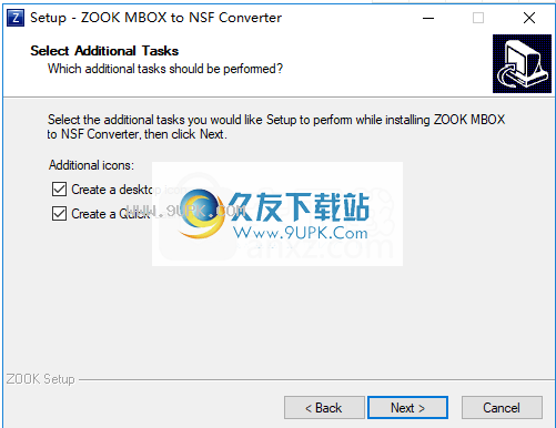 ZOOK MBOX to NSF Converter