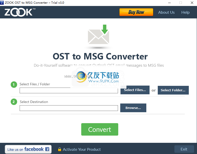 ZOOK OST to MSG Converter