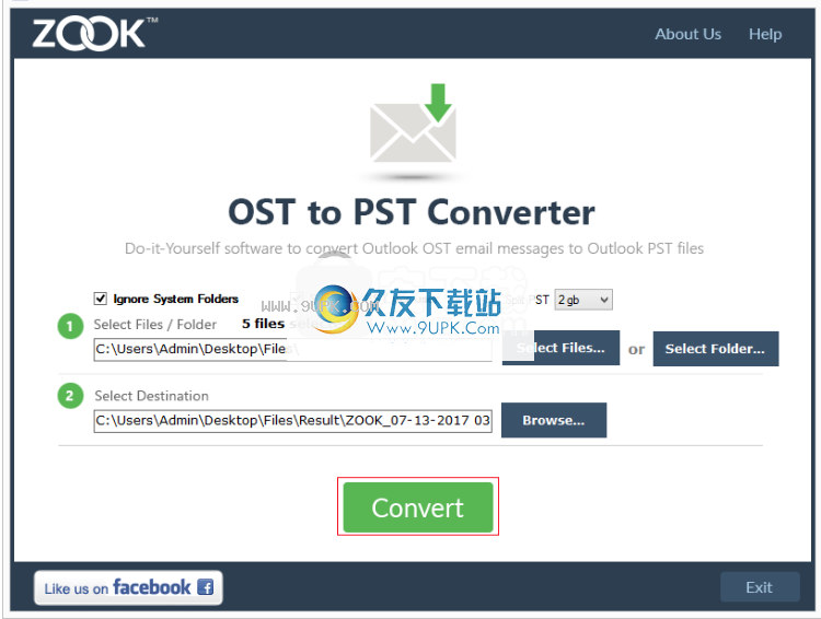 zook mbox to pst converter license