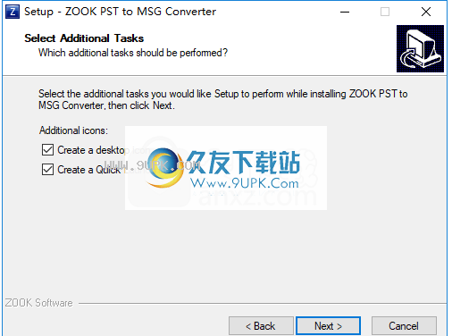 ZOOK PST to MSG Converter