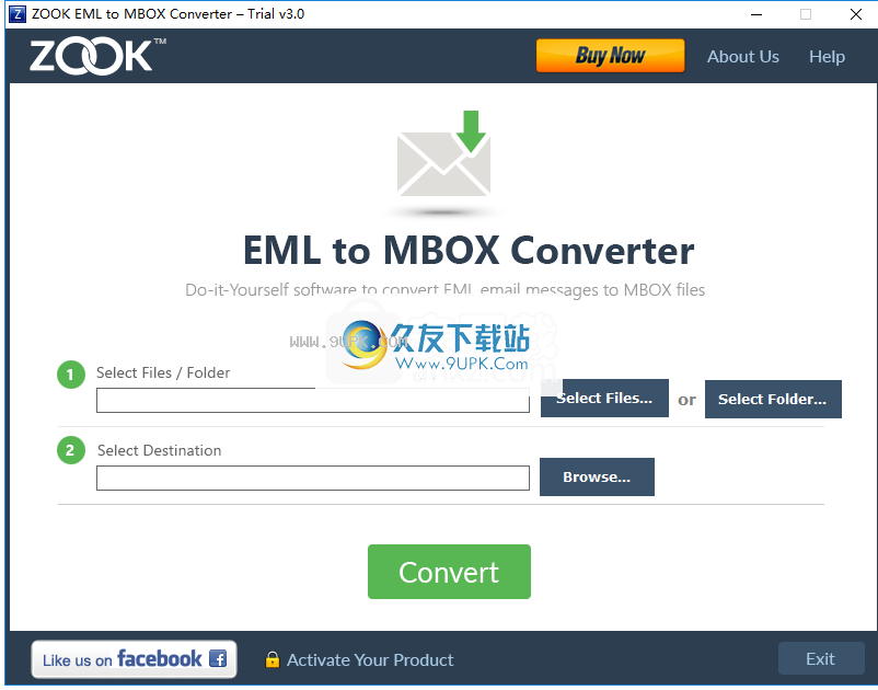 ZOOK EML to MBOX Converter