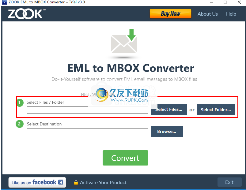 ZOOK EML to MBOX Converter