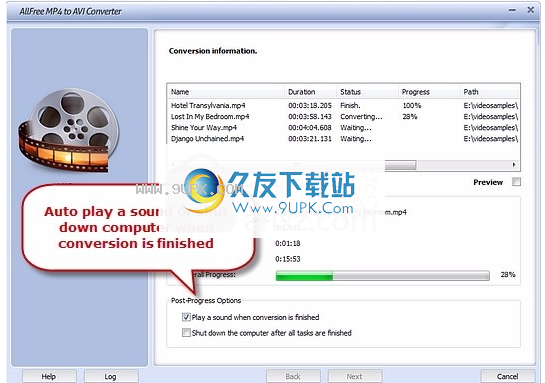All Free MP4 to AVI Converter