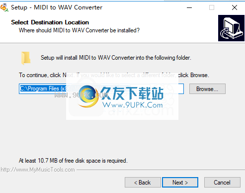 MIDI to WAV Converter