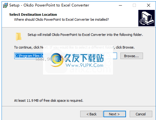Okdo PowerPoint To Excel Converter