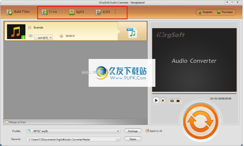 iOrgSoft MP3 Converter