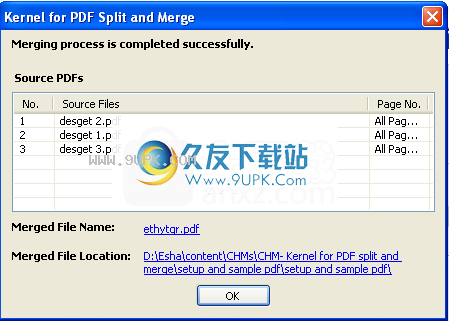 Kernel for PDF Split and Merge