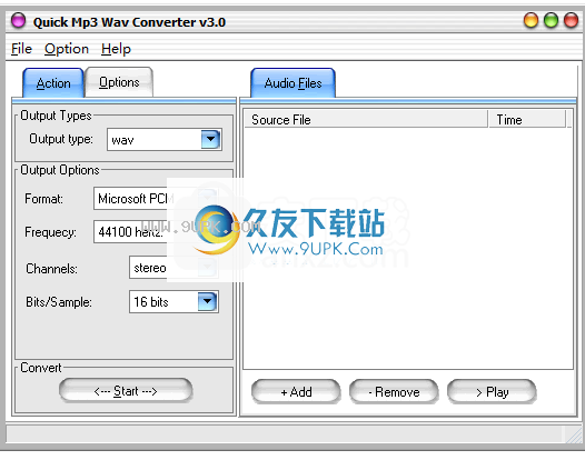 Quick MP3 WAV Converter