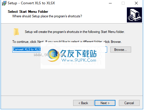 Convert XLS to XLSX
