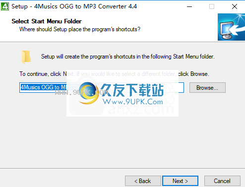 4Musics OGG to MP3 Converter