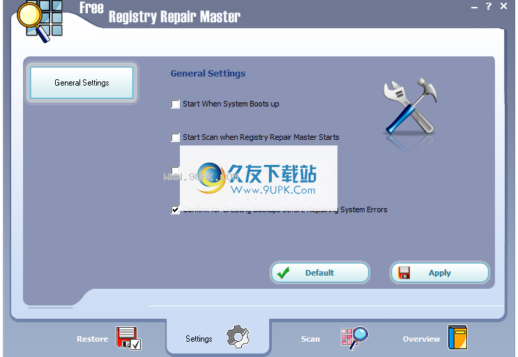 Free Registry Repair Master
