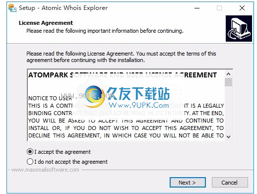 Atomic Whois Explorer