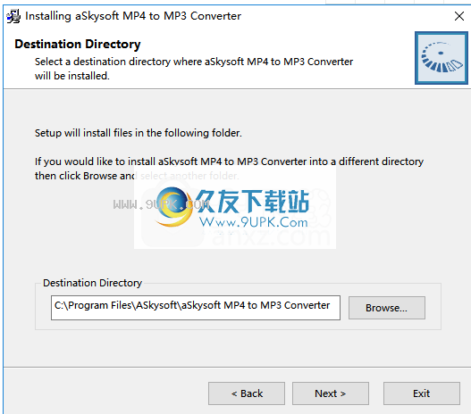 aSkysoft MP4 to MP3 Converter