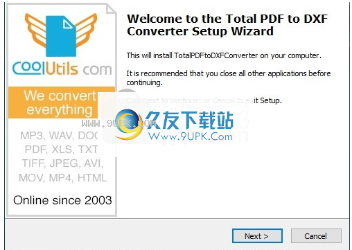 Total PDF to DXF Converter