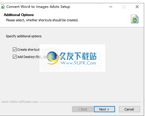 Convert Word to Images 4dots