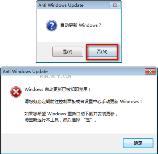 Anti Windows Update