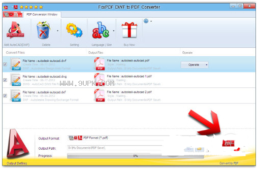 FoxPDF DWF to PDF Converter