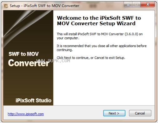 iPixSoft SWF to MOV Converter截图（1）