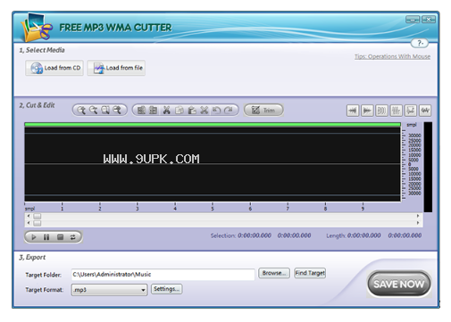 Free MP3 WMA Cutter截图（1）