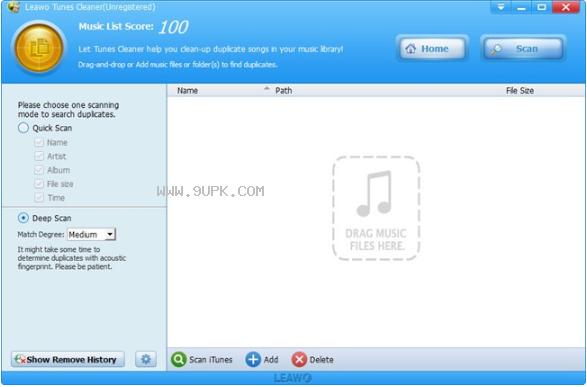 Leawo iTunes Cleaner截图（1）