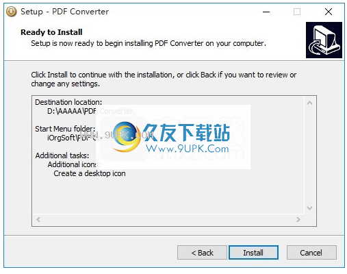 iOrgsoft PDF Converter