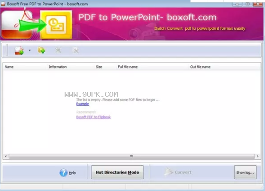 Boxoft Free PDF to PPT截图（1）