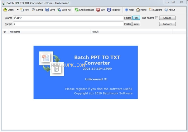 Batch PPT to TXT Converter截图（1）