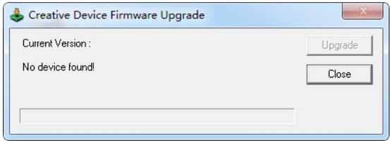 Creative Device Firmware Upgrade截图（1）