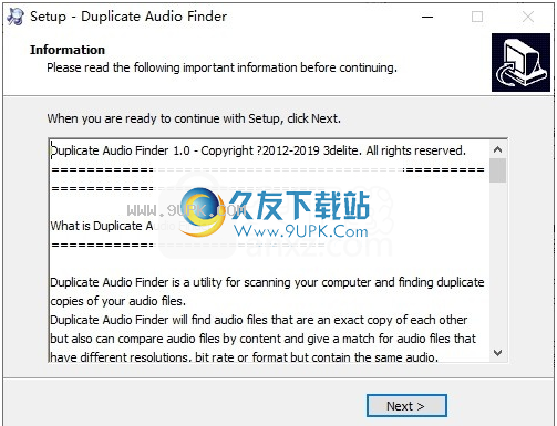 Duplicate Audio Finder