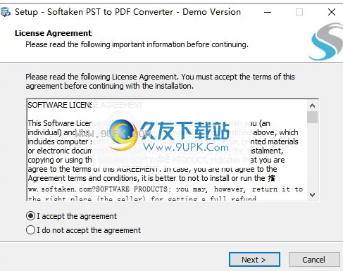 Softaken PST to PDF Converter
