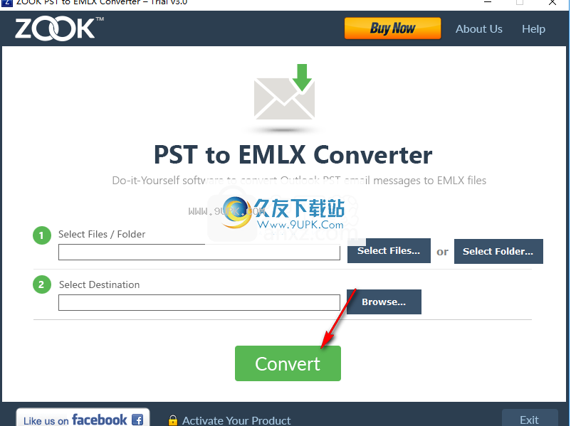 ZOOK PST to EMLX Converter