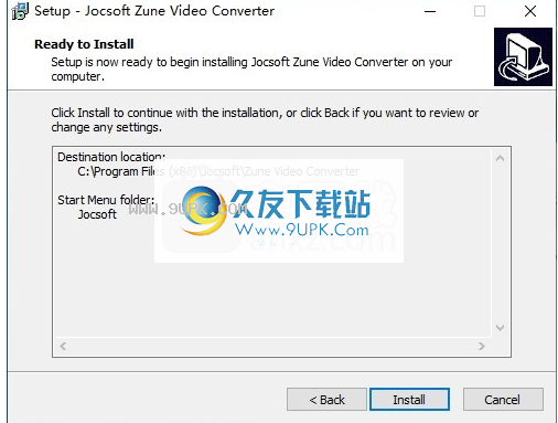 Jocsoft Zune Video Converter
